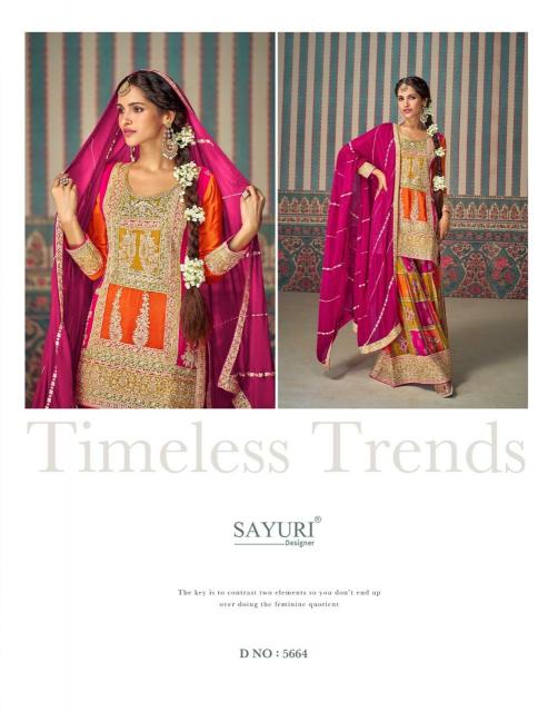 Sayuri Mahi Catalog chinon silk salwar kameez wholesale market