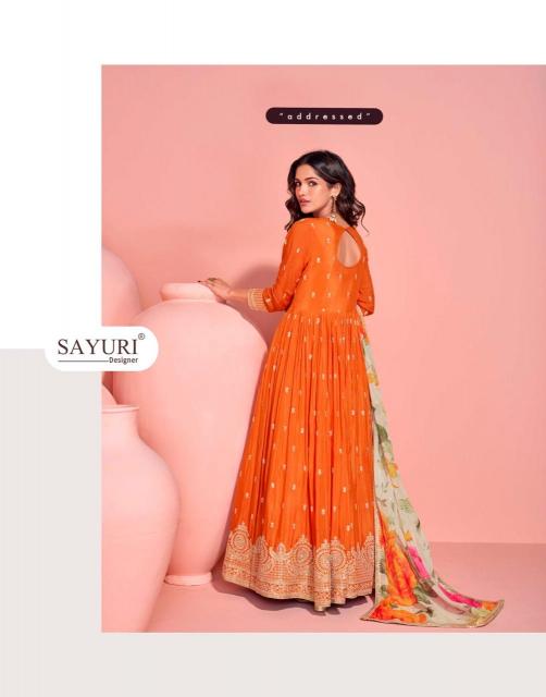 Sayuri Mayuri catalog Chinon Silk designer kurti for women
