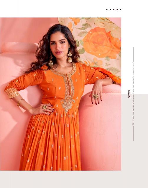 Sayuri Mayuri catalog Chinon Silk designer kurti for women