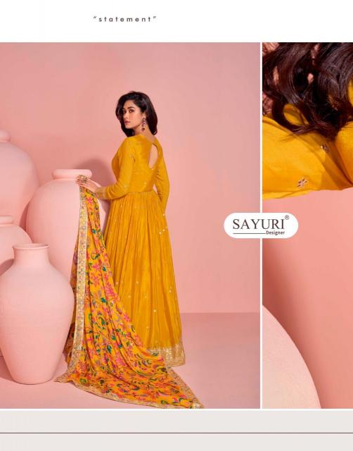 Sayuri Mayuri catalog Chinon Silk designer kurti for women