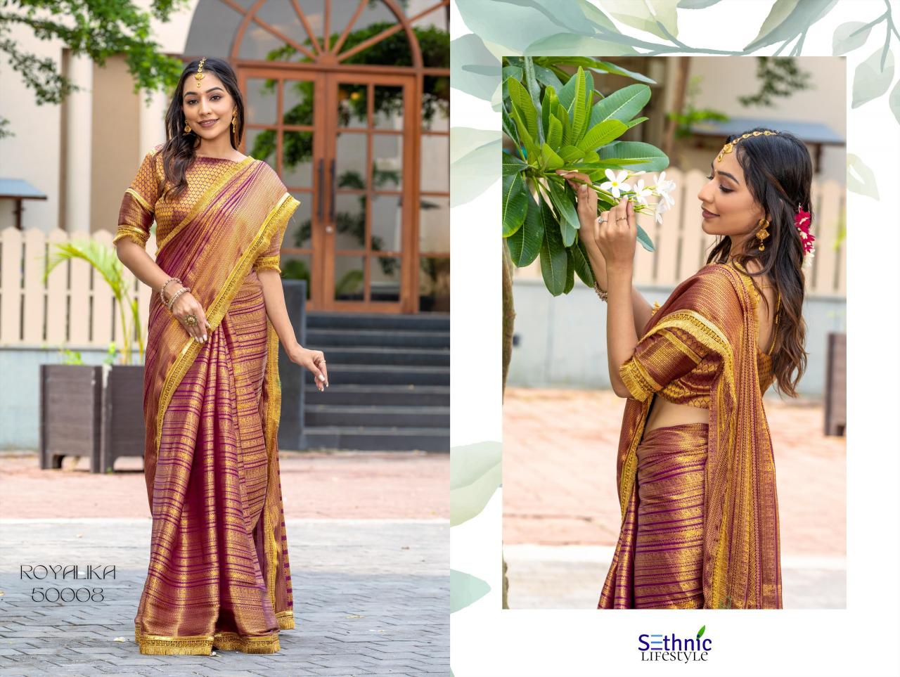 Sethnic Royalika catalog all india saree texture