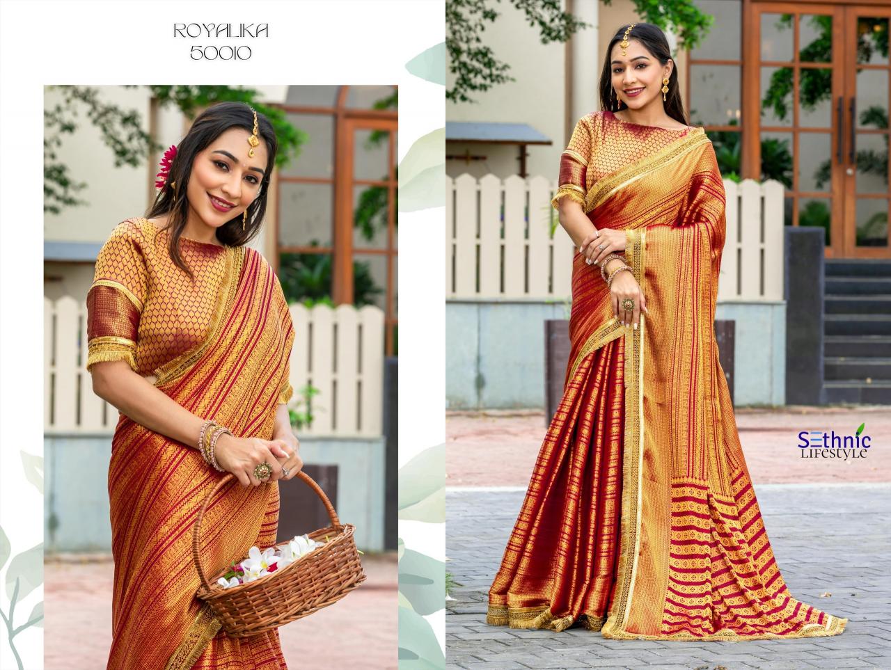 Sethnic Royalika catalog all india saree texture