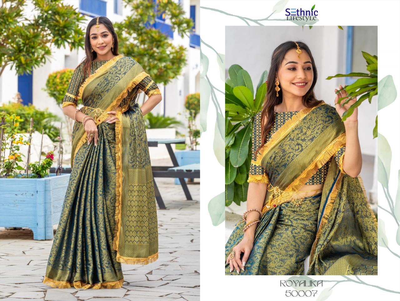 Sethnic Royalika catalog all india saree texture