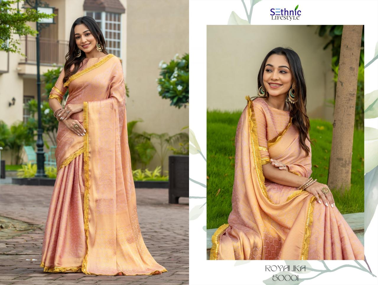 Sethnic Royalika catalog all india saree texture