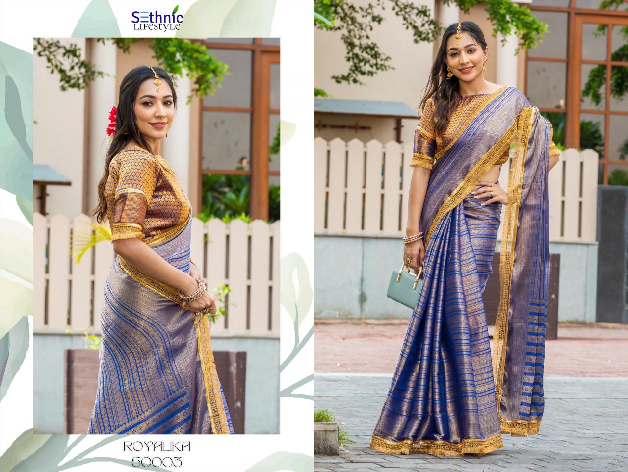 Sethnic Royalika catalog all india saree texture