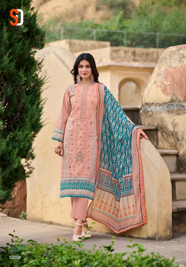 Shraddha Bin Saeed Lawn Collection Vol 12 Catalog pakistani unstitched suits uk