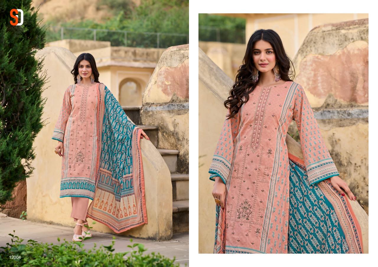 Shraddha Bin Saeed Lawn Collection Vol 12 Catalog pakistani unstitched suits uk