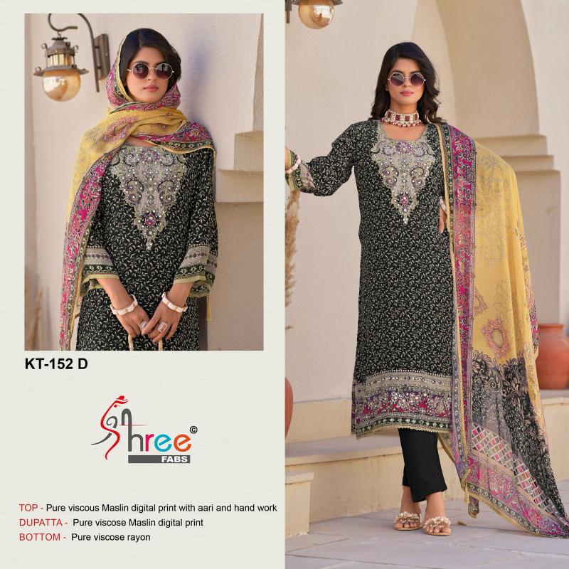 Shree Fabs KT 152 catalog designer pakistani suits with price