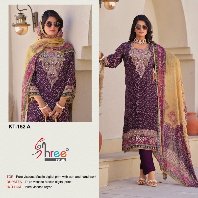 Shree Fabs KT 152 catalog designer pakistani suits with price