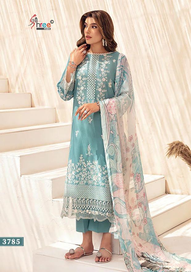 Shree Fabs Ombre Lawn Collection 25 Vol 3 Cotton Dupatta catalog pakistani suits shop in bangalore
