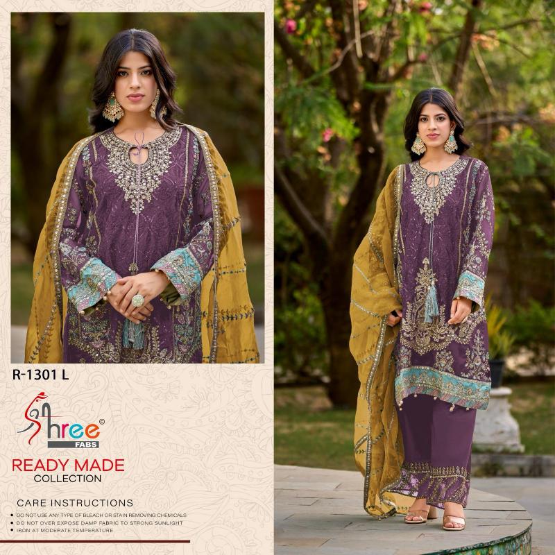 Shree Fabs R 1301 IJKL catalog wholesale pakistani designer suits in delhi