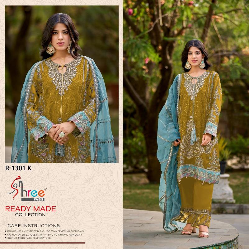 Shree Fabs R 1301 IJKL catalog wholesale pakistani designer suits in delhi