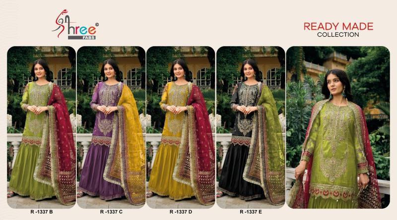 Shree Fabs R 1337 Catalog wholesale pakistani suite