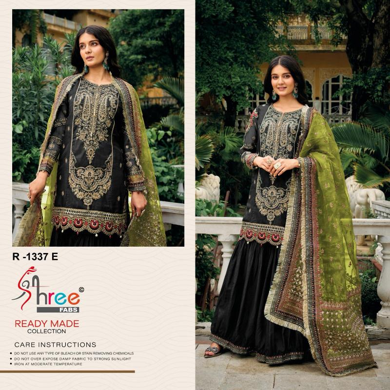 Shree Fabs R 1337 Catalog wholesale pakistani suite