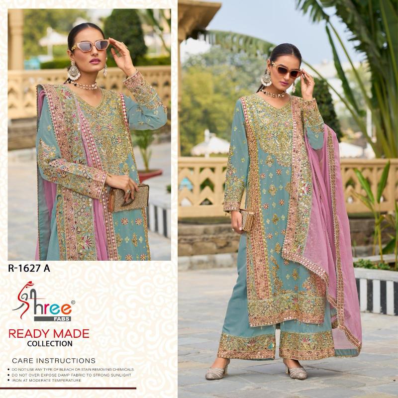 Shree Fabs R 1627 catalog wholesale dealers of pakistani suits in delhi