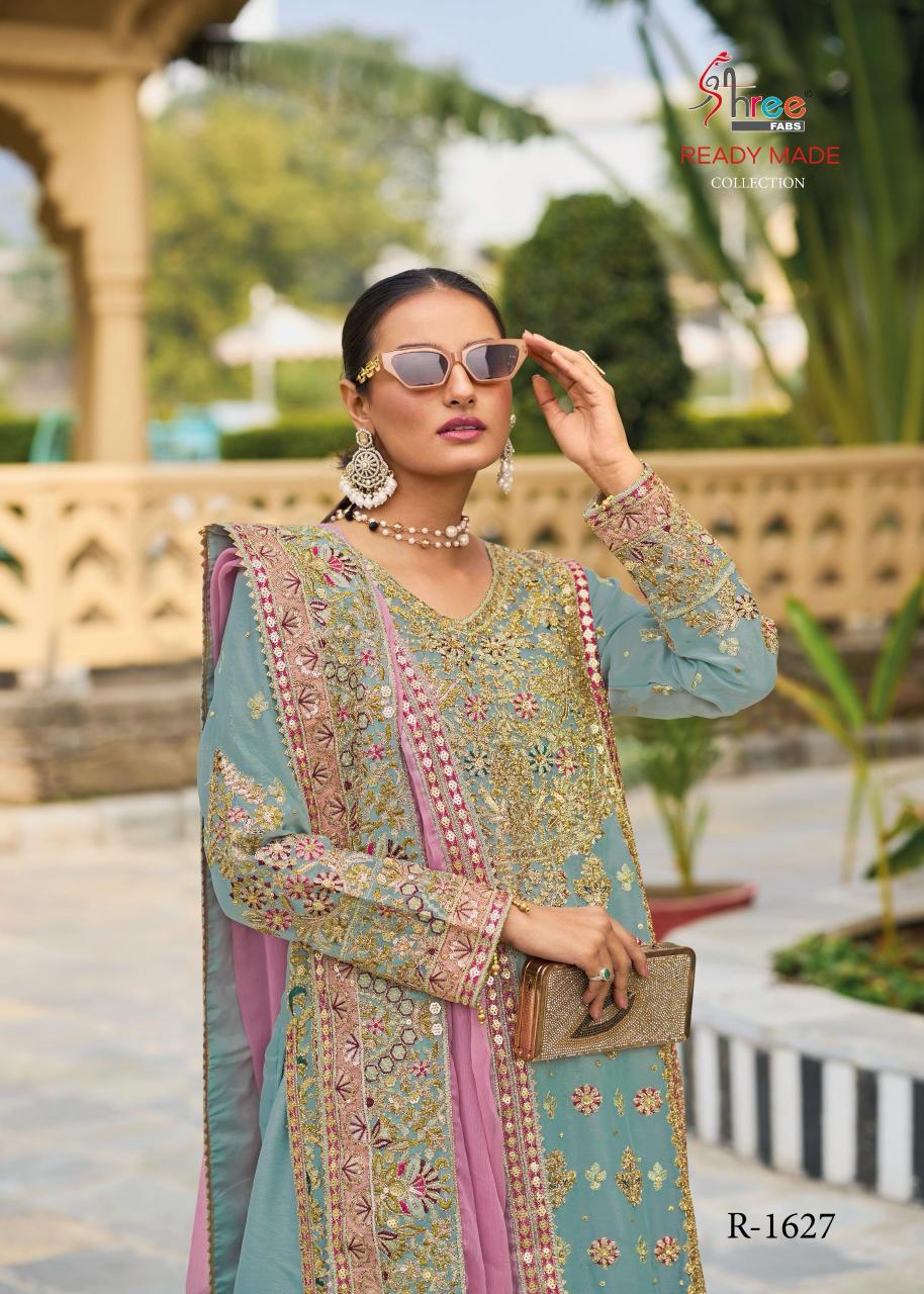 Shree Fabs R 1627 catalog wholesale dealers of pakistani suits in delhi