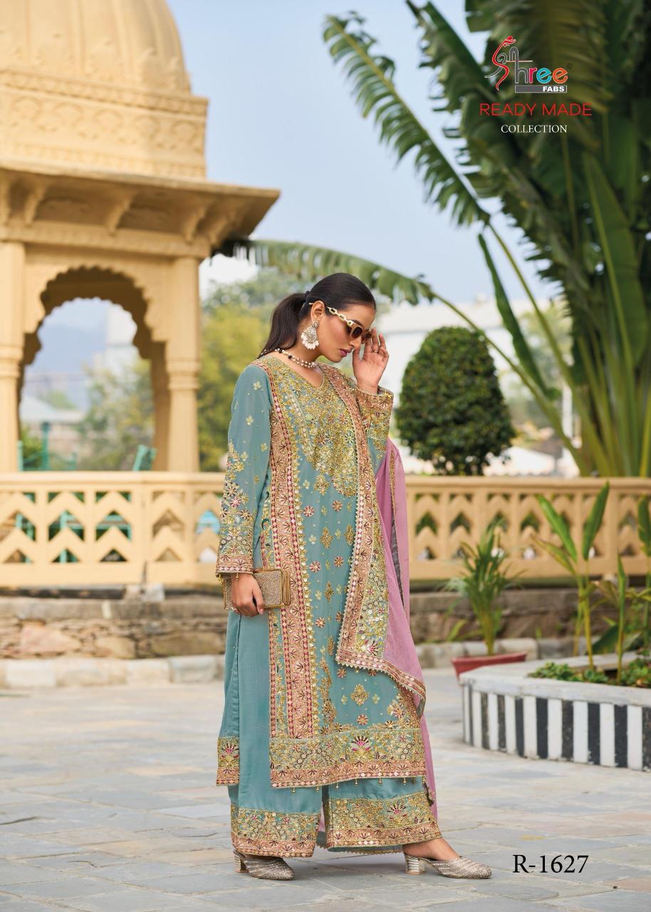 Shree Fabs R 1627 catalog wholesale dealers of pakistani suits in delhi