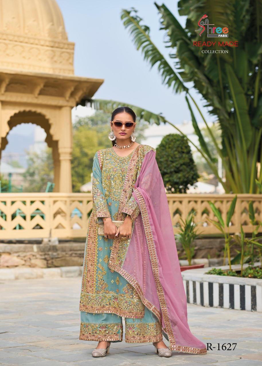 Shree Fabs R 1627 catalog wholesale dealers of pakistani suits in delhi