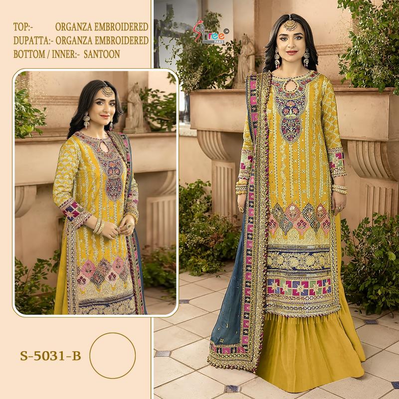 Shree Fabs S 5031 Catalog Organza buy pakistani suits online pakistan