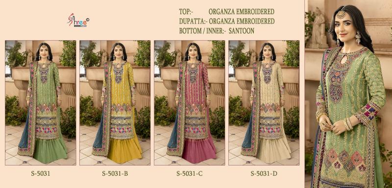 Shree Fabs S 5031 Catalog Organza buy pakistani suits online pakistan