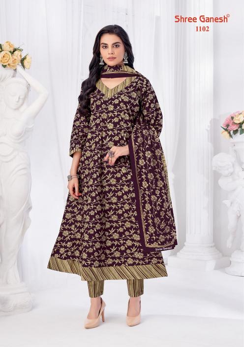 Shree Ganesh Zeenat Vol-1 – Anarkali Kurti Pant With Dupatta - Wholesale Catalog
