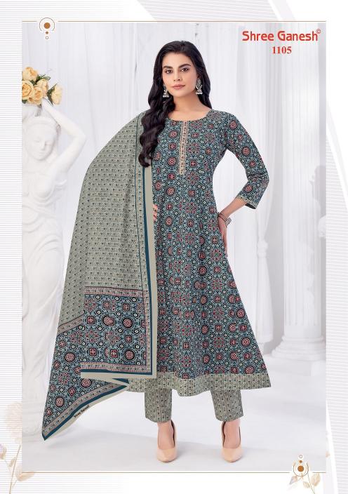 Shree Ganesh Zeenat Vol-1 – Anarkali Kurti Pant With Dupatta - Wholesale Catalog