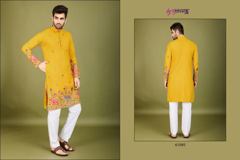 Shubhvastra Vastra Vogue Catalog Cotton Thread And Sequence Mens kurtis catalogue online
