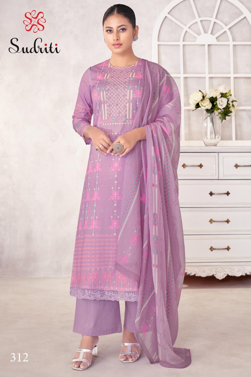 Sudriti Magic Stripe catalog pakistani suits latest designs cotton lawn