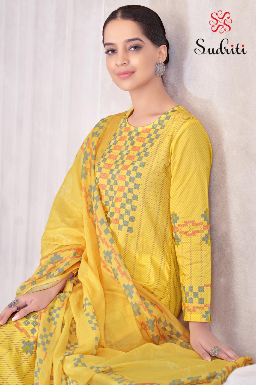Sudriti Magic Stripe catalog pakistani suits latest designs cotton lawn