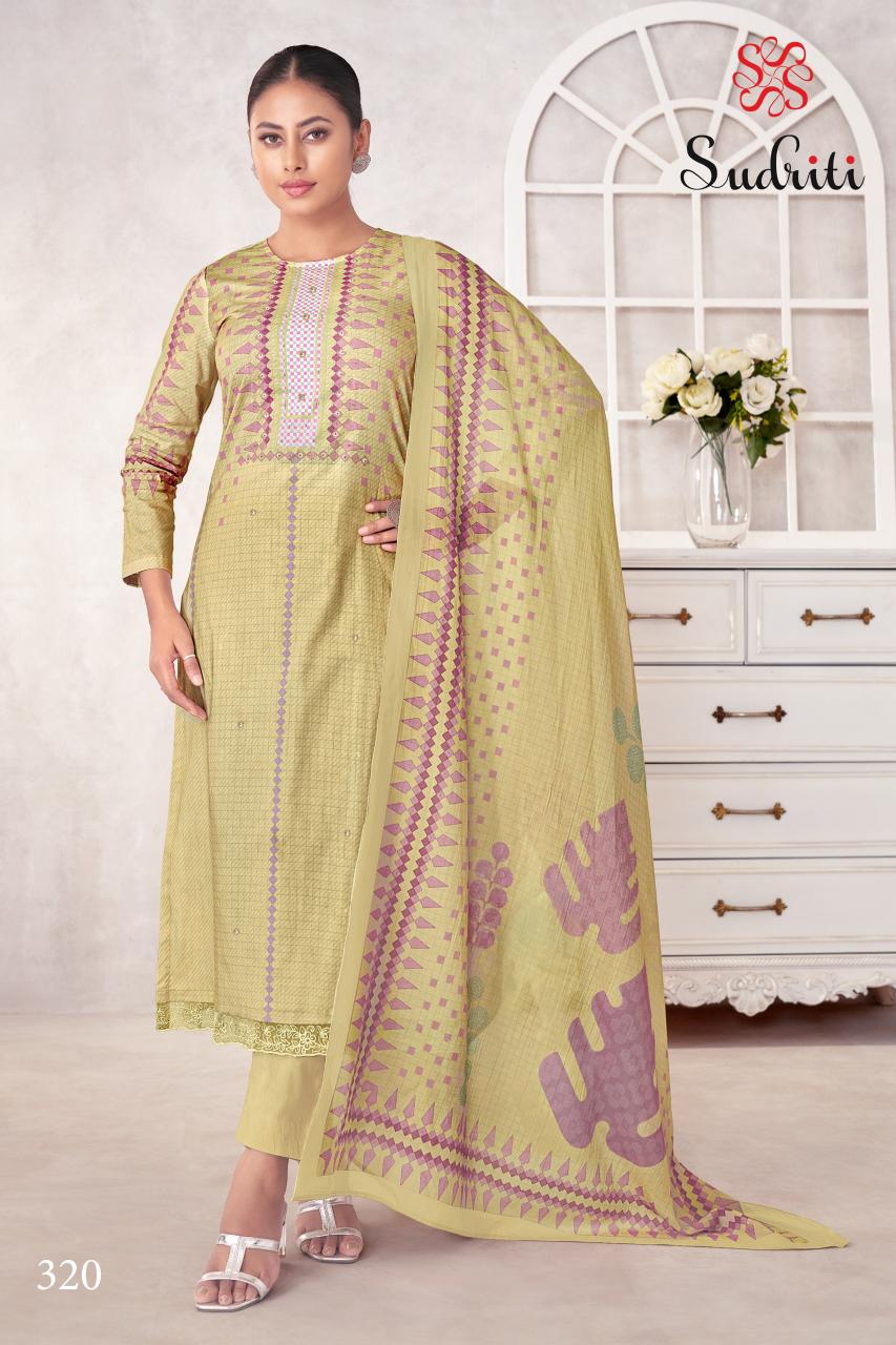 Sudriti Magic Stripe catalog pakistani suits latest designs cotton lawn