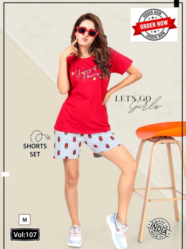 Summer Special VOL.DN 107 Catalog night suit for ladies summer