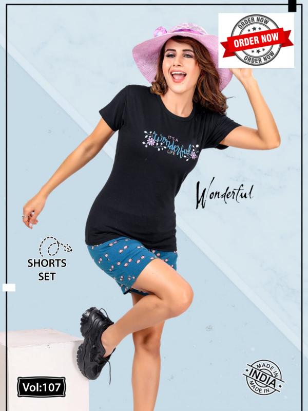 Summer Special VOL.DN 107 Catalog night suit for ladies summer