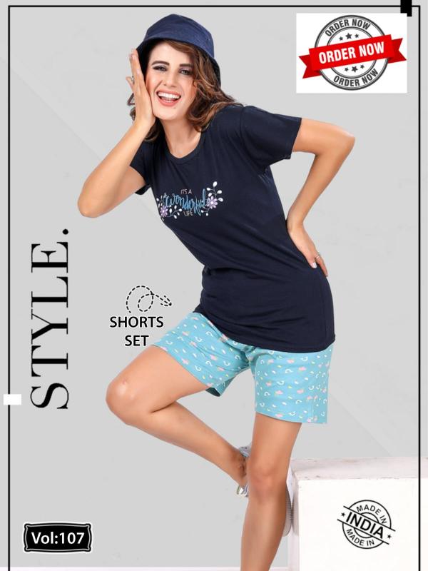 Summer Special VOL.DN 107 Catalog night suit for ladies summer