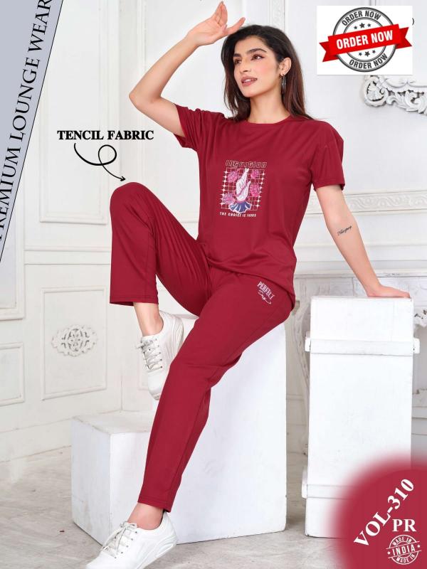 Summer Special VOL.DN 310 Catalog plain night suits wholesale market in surat