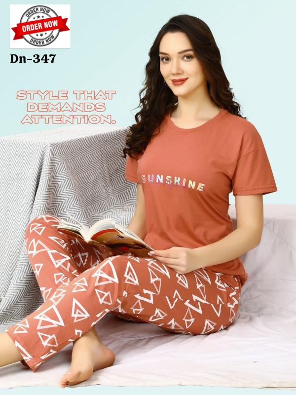 SUMMER SPECIAL VOL.#DN 347 Catalog pajama set night dress
