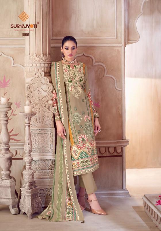 SuryaJyoti Kimora Vol-01 - Dress Material  - Wholesale Catalog