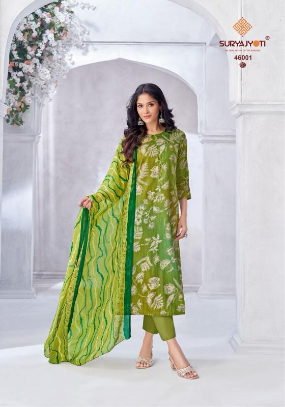 Suryajyoti Naishaa Vol-46 – Dress Material - Wholesale Catalog