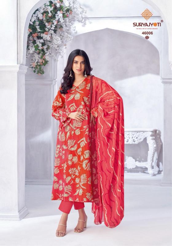 Suryajyoti Naishaa Vol-46 – Dress Material - Wholesale Catalog