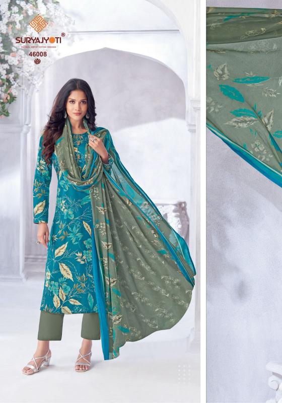 Suryajyoti Naishaa Vol-46 – Dress Material - Wholesale Catalog