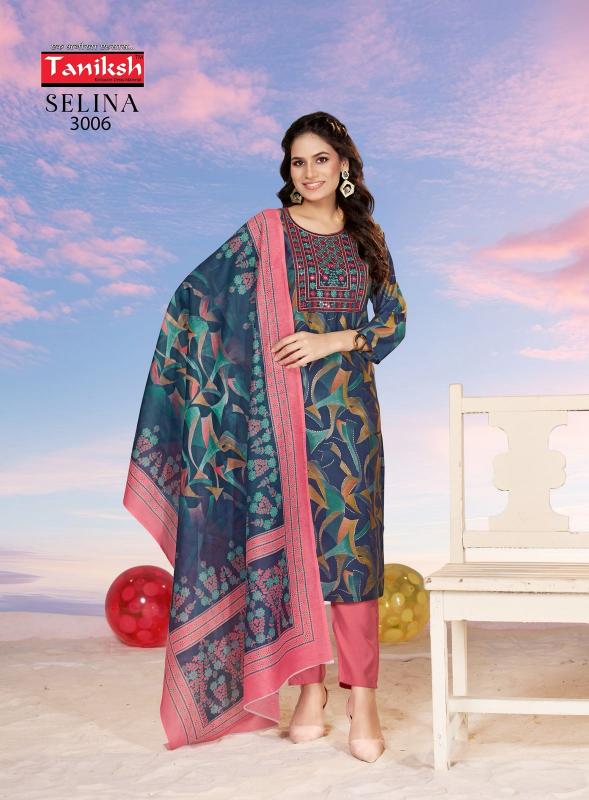 Taniksh Selina Vol 3 Catalog kurtis with pants