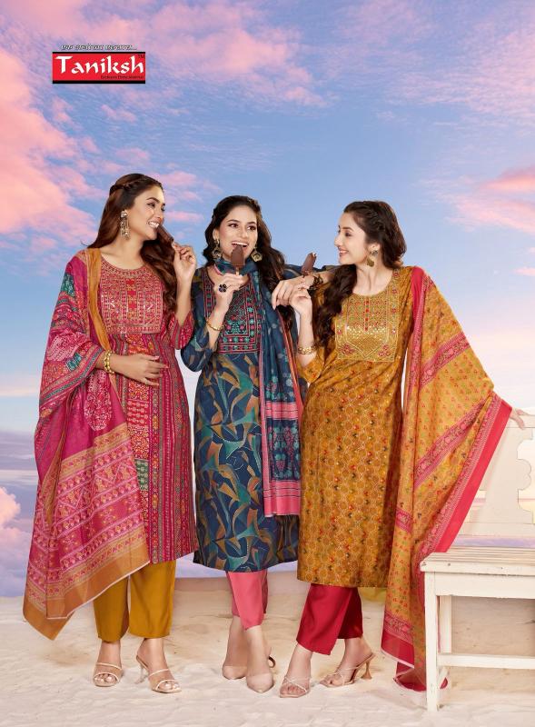 Taniksh Selina Vol 3 Catalog kurtis with pants