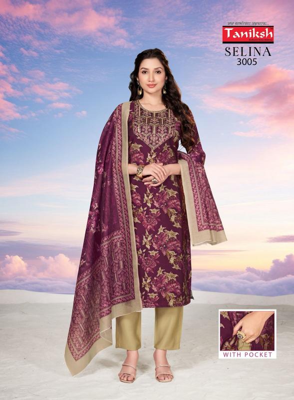 Taniksh Selina Vol 3 Catalog kurtis with pants
