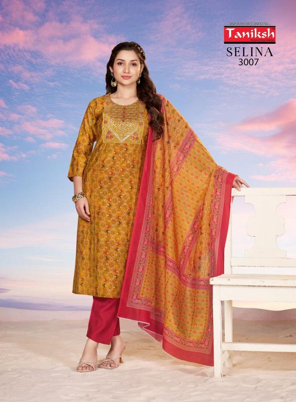 Taniksh Selina Vol 3 Catalog kurtis with pants