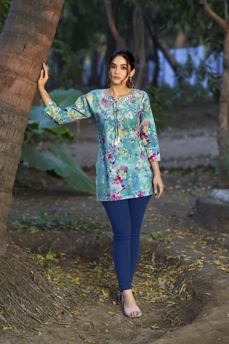 Tips & Tops Cotton Candy Vol 4 Catalog short kurti design catalogue