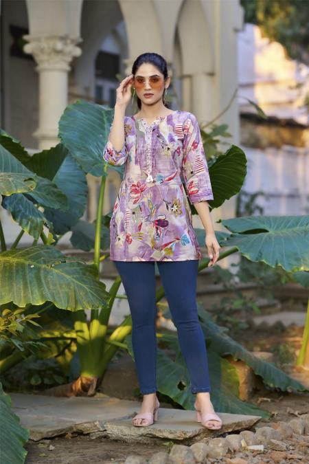 Tips & Tops Cotton Candy Vol 4 Catalog short kurti design catalogue