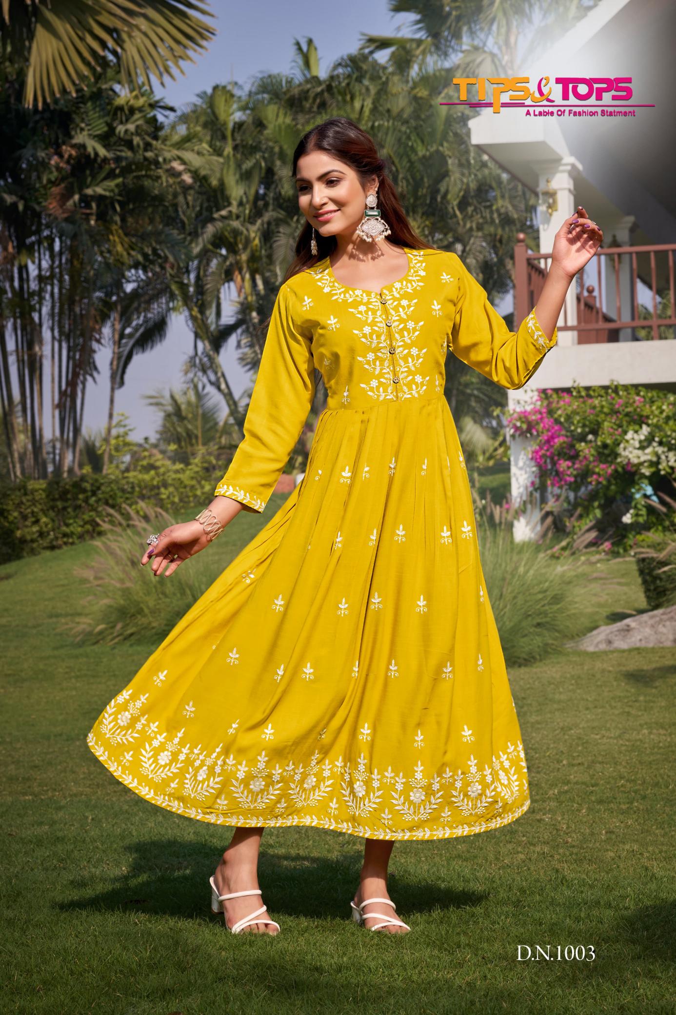 Tips & Tops Lakhnavi Vol 3 Catalog skc kurti catalogue