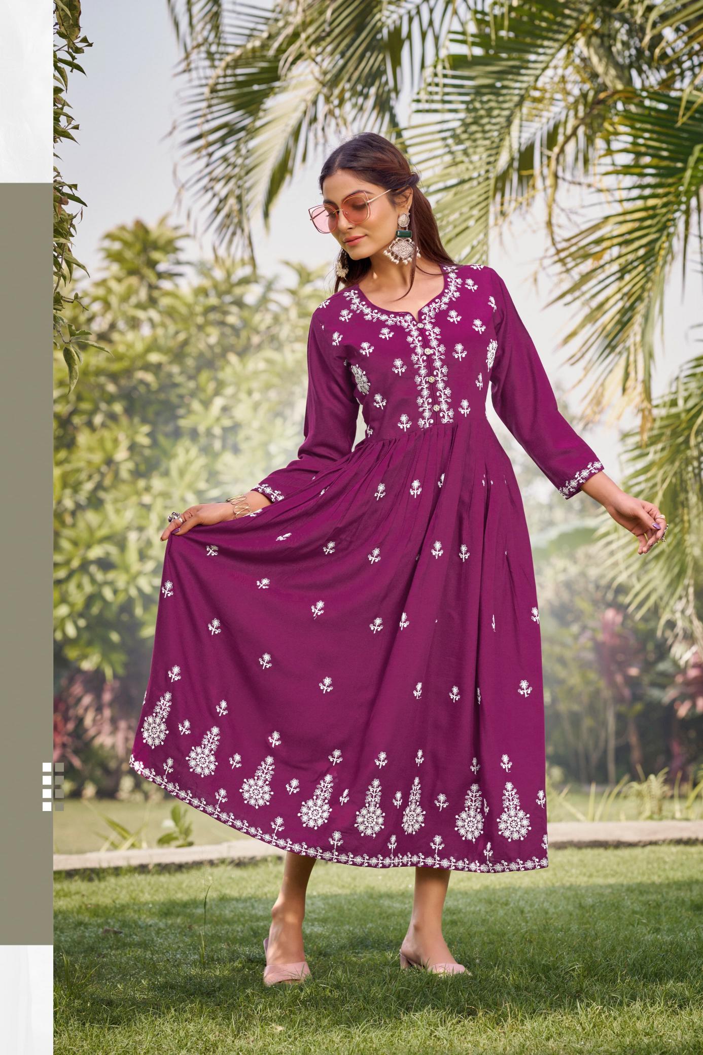 Tips & Tops Lakhnavi Vol 3 Catalog skc kurti catalogue