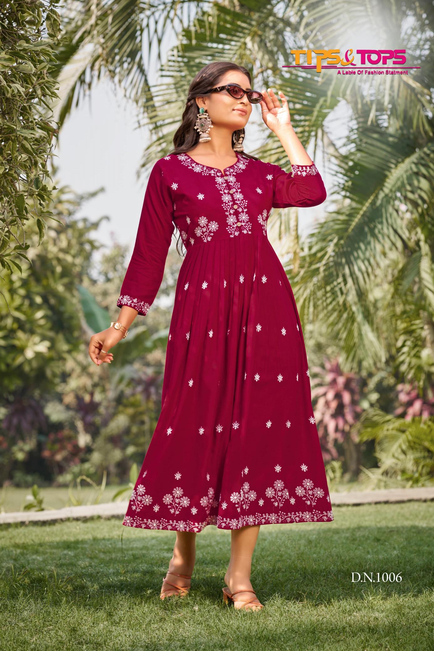 Tips & Tops Lakhnavi Vol 3 Catalog skc kurti catalogue