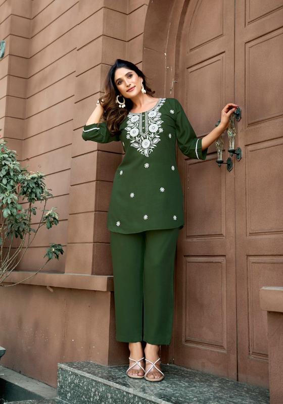 Tips & Tops Polo Catalog Heavy Reyon Co Ord Set