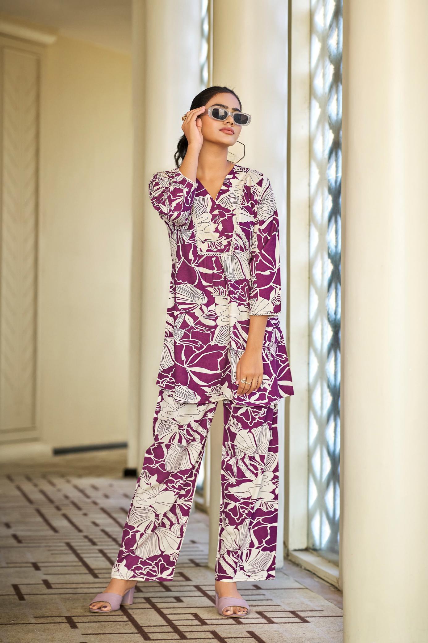 Tips & Tops Viona Catalog womens ethnic co ord set